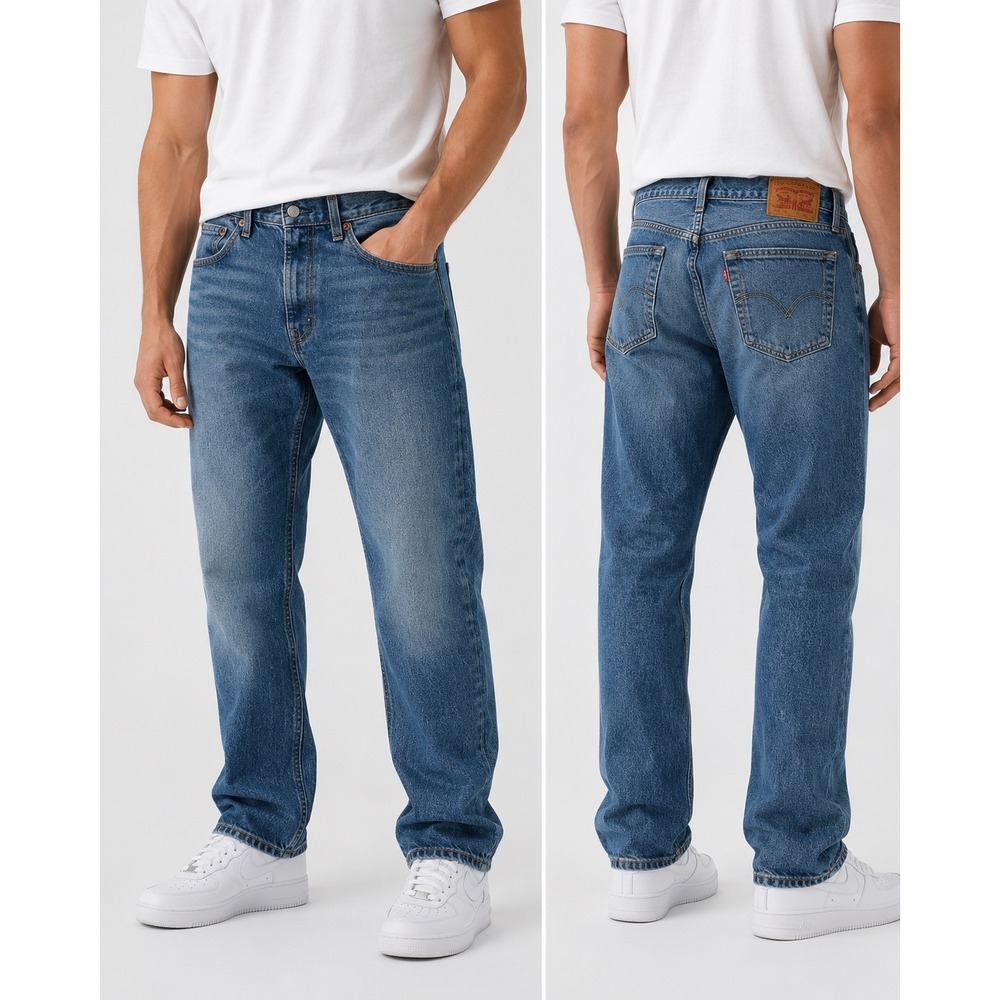 Levis 501 Original Fit Mens Blue Denim Straight Leg Button Fly Jeans W28 L28